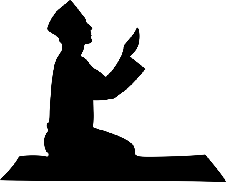 Illustration symbolisant une invocation pour un défunt en islam